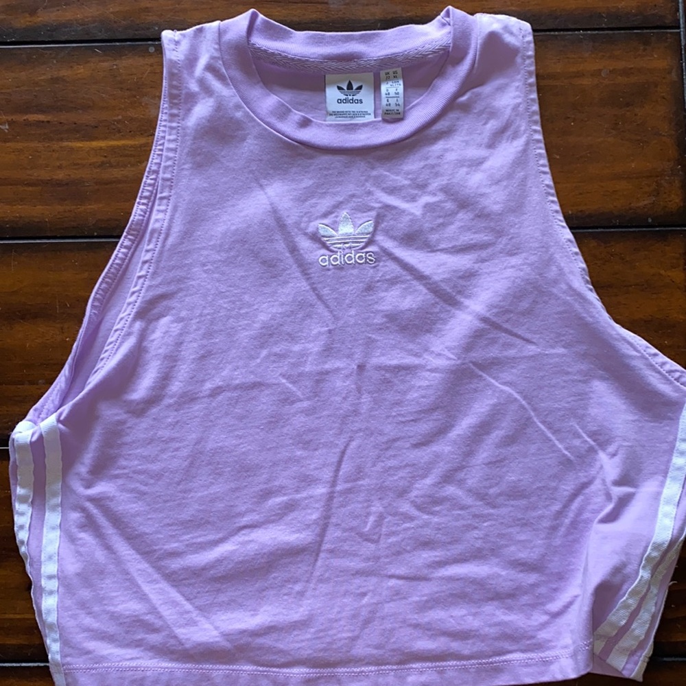 Adidas lavender tank youth XL